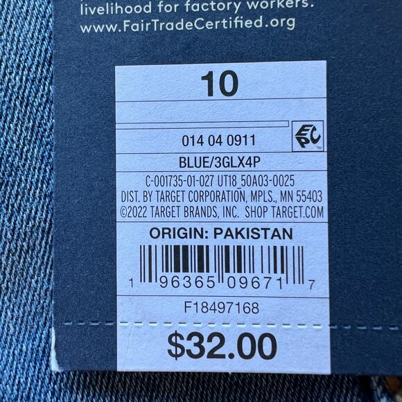 Universal Thread Women's High-Rise Skinny Patched Jeans Light Wash 10 - Picture 5 of 5